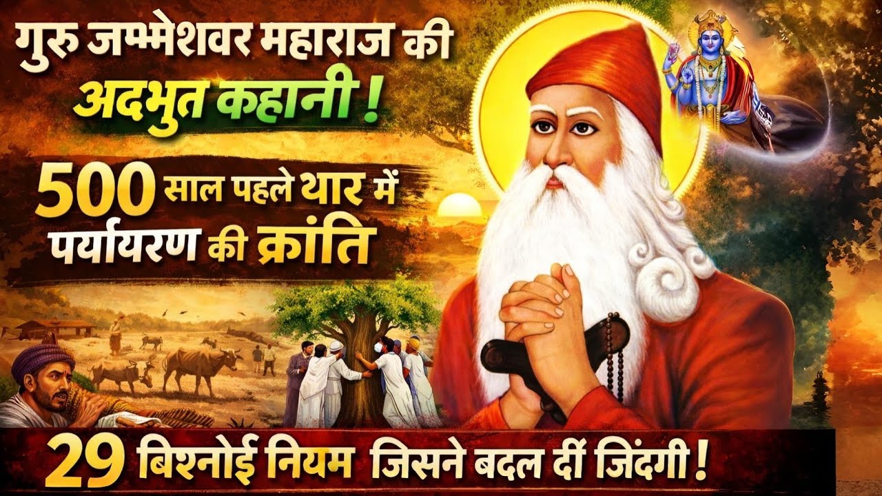 गुरु जम्भेश्वर जी की अद्भुत कहानी | Bishnoi Samaj History | 29 नियम | Guru Jambheshwar Ji Story