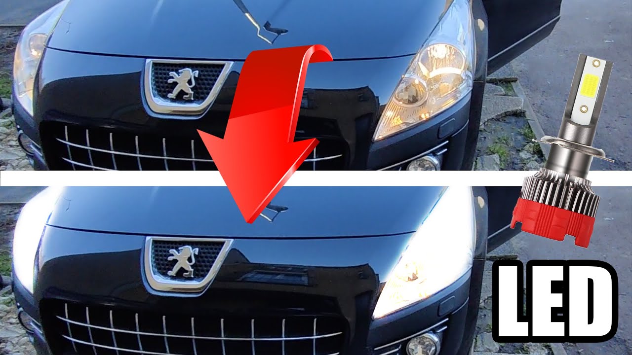 ÉQUIPER VOTRE PEUGEOT 3008 de FEUX LED 6000K