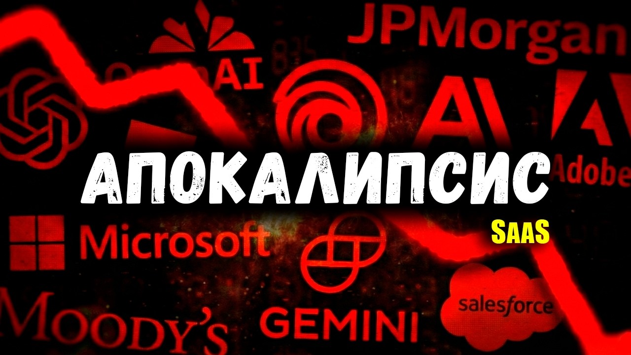 Это не крах ВСЕГО! Это КОНЕЦ СТАРОГО человеческого МИРА (SaaSpocalypse)