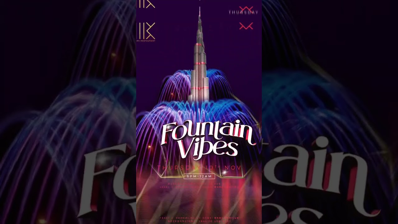 3BK Burj Khalifa Dubai (Fountain Vibes) 🔥