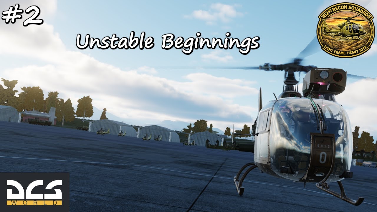 DCS | SA342 Gazelle 162nd Squadron Campaign - Unstable Beginnings #dcs