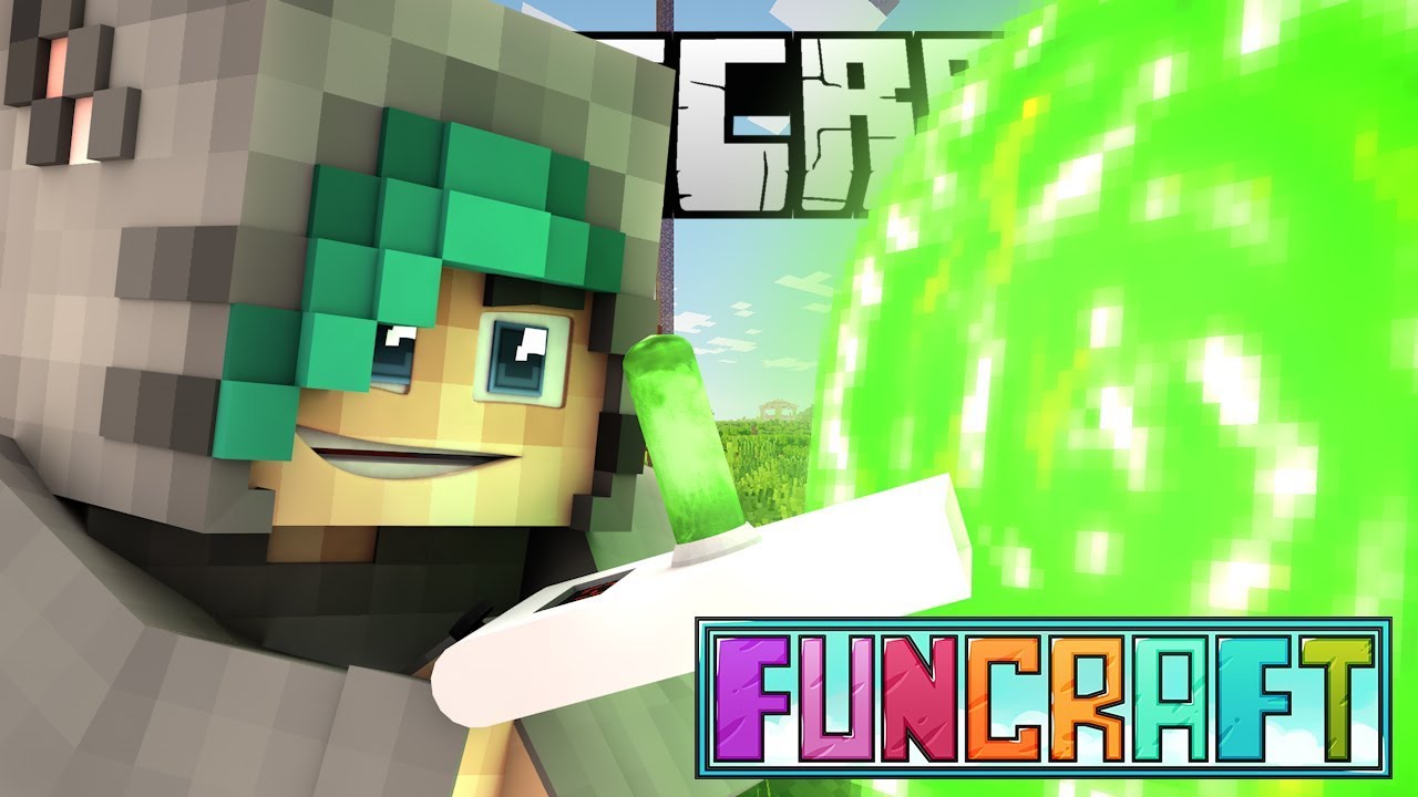 RICK AND MORTY PORTAL GUN! - Minecraft FunCraft SMP - Ep.20