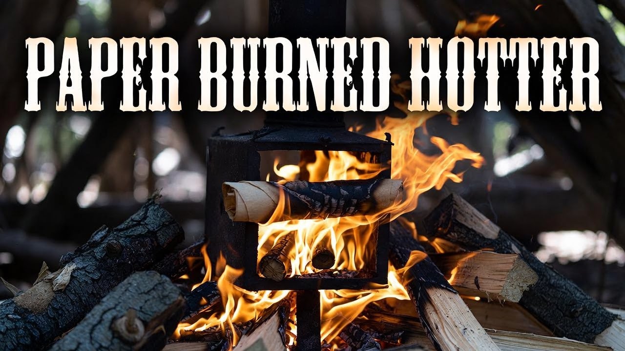 Forget Firewood — This WWII Paper Fuel Burned Hotter