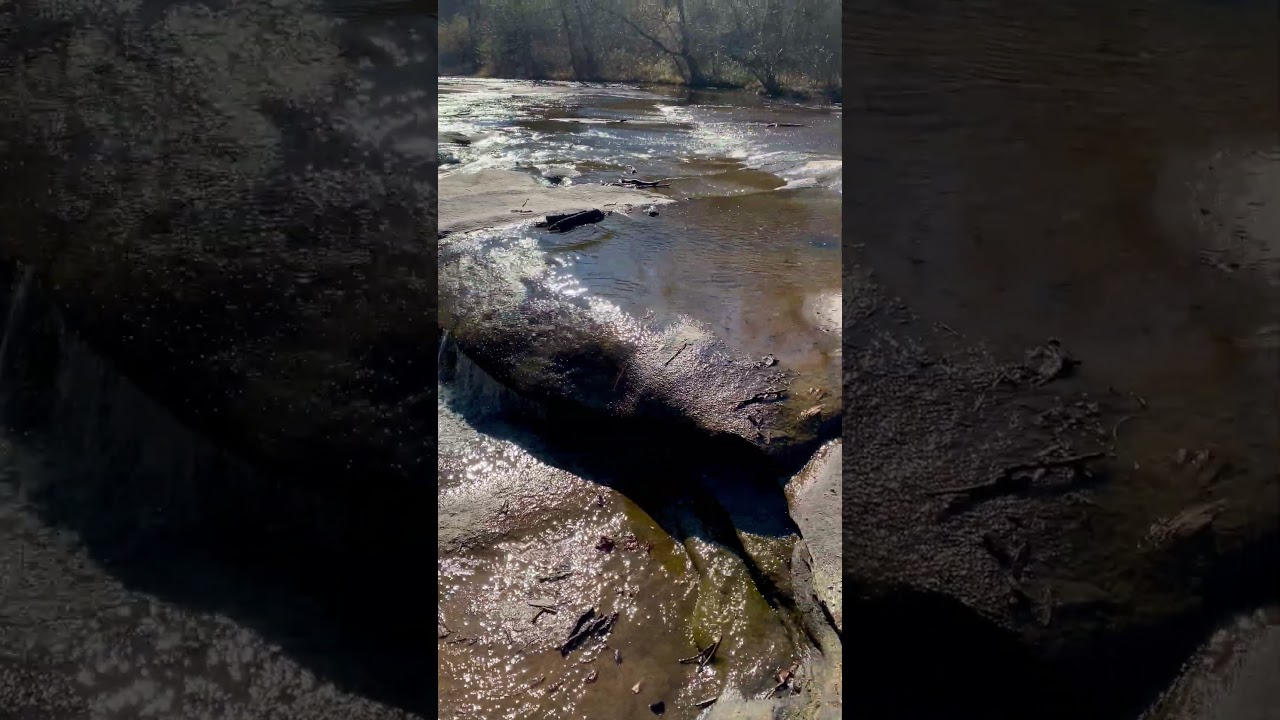 Waterfall at Mitchell Mill State Natural Area in February 2026 in 4K