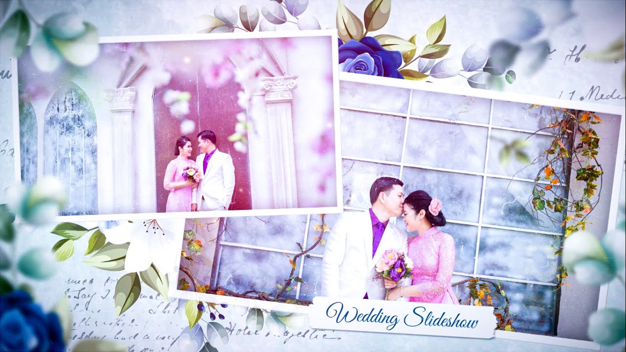 Floral Wedding Photo Slideshow &ndash; Free Download After Effects Template