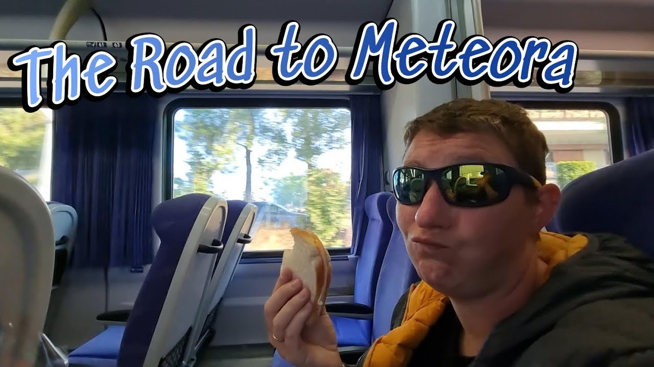 Athens to Meteora: Scenic Train & Bus Journey to Greece's Sky-High Monasteries | travel vlog