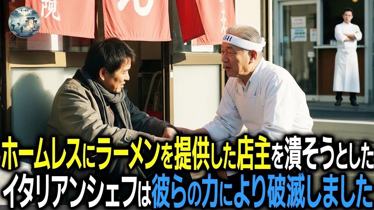潰れる寸前のラーメン屋がホームレスに出した一杯…イタリアンシェフの嘲笑をよそに翌週から客が殺到！