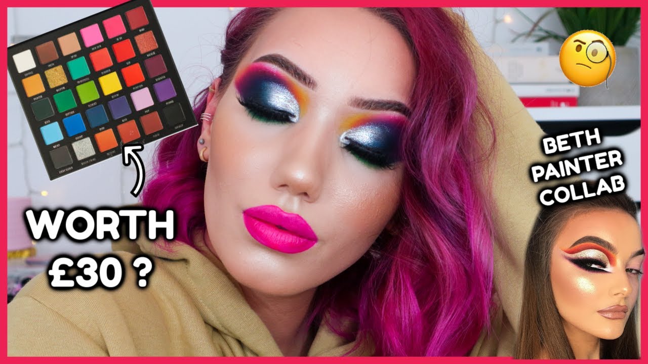 SAMPLE BEAUTY x BETH PAINTER PALETTE SWATCHES + TUTORIAL | MAKEMEUPMISSA