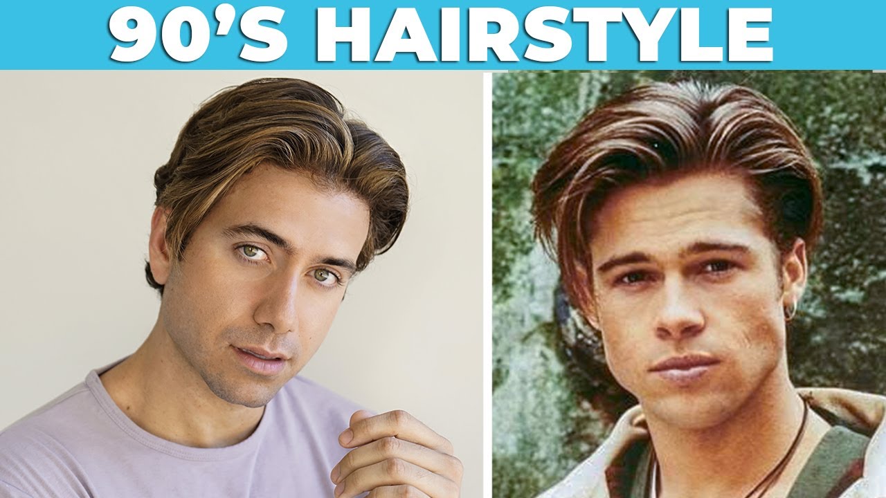 90s VINTAGE HAIRSTYLE (Curtains) | Middle Part Men's Haircut | Alex Costa