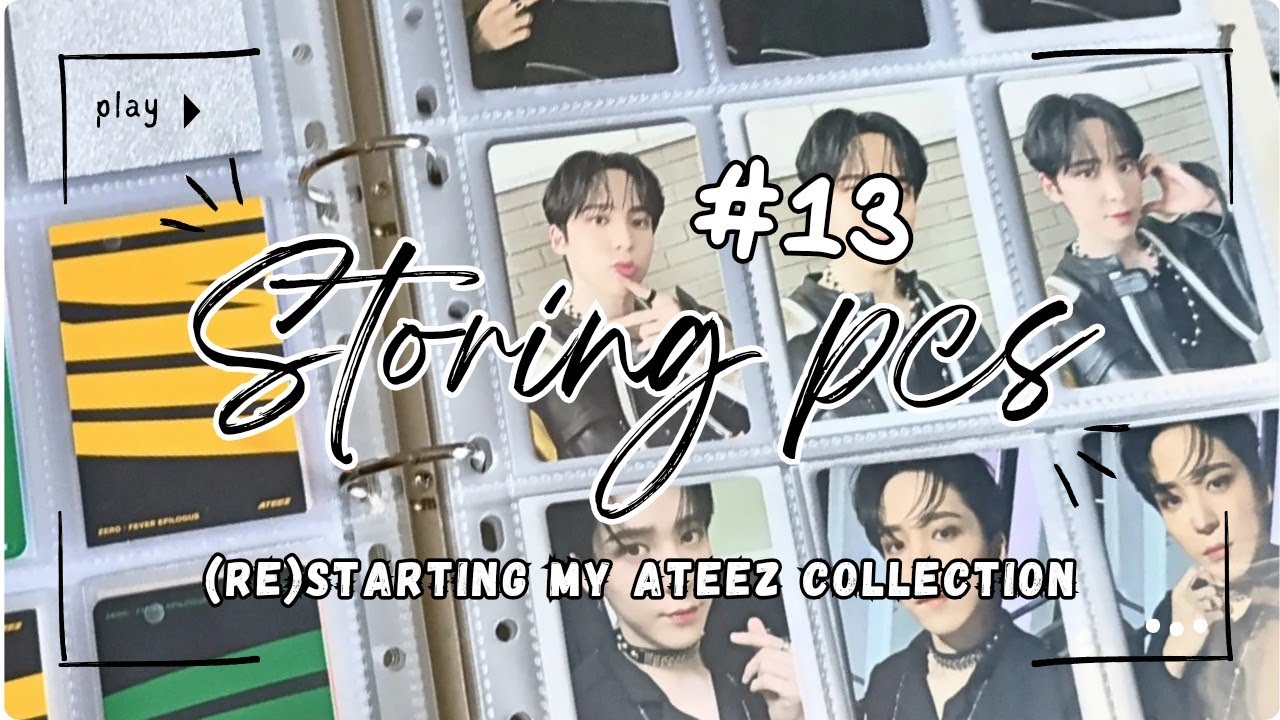 🌸 Store photocards with me #13 ~ (re) starting my ateez collection