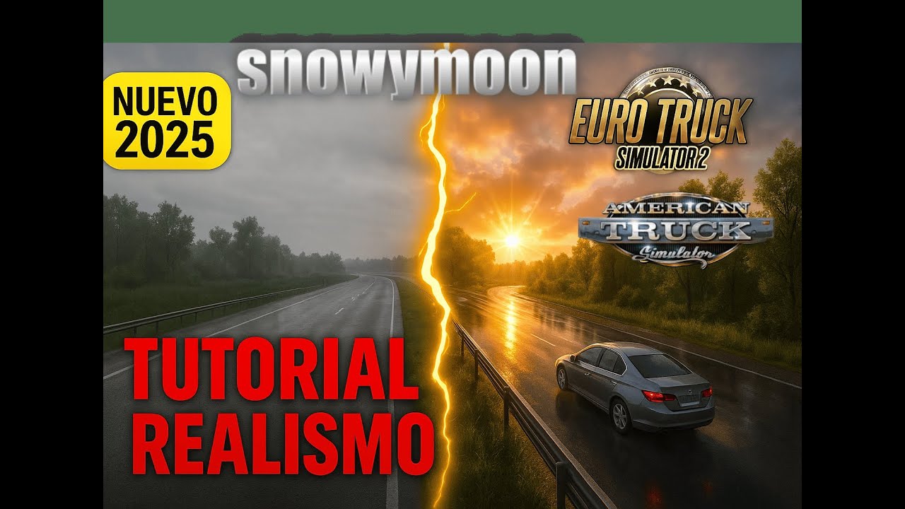 C&oacute;mo instalar gr&aacute;ficos REALISTAS 2025 en ETS2-ATS &ndash; Lighting Improvements v2 2025