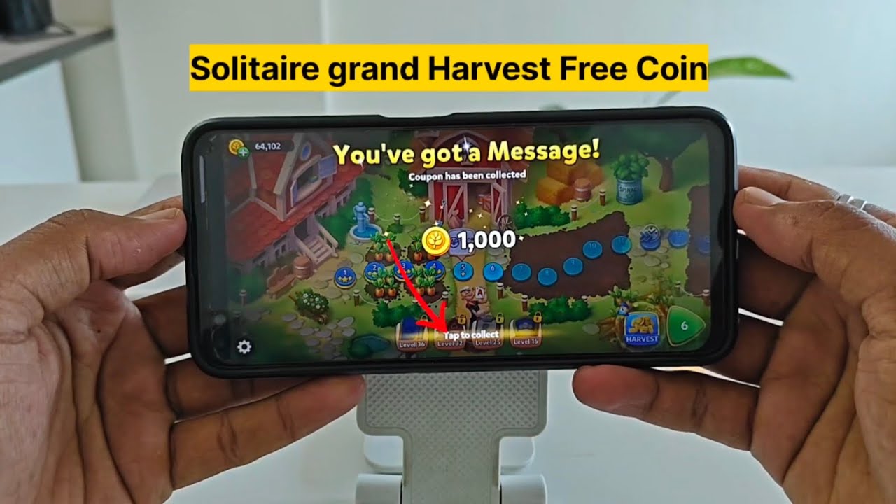 How to get free coins in Solitaire grand Harvest 🎁⚡