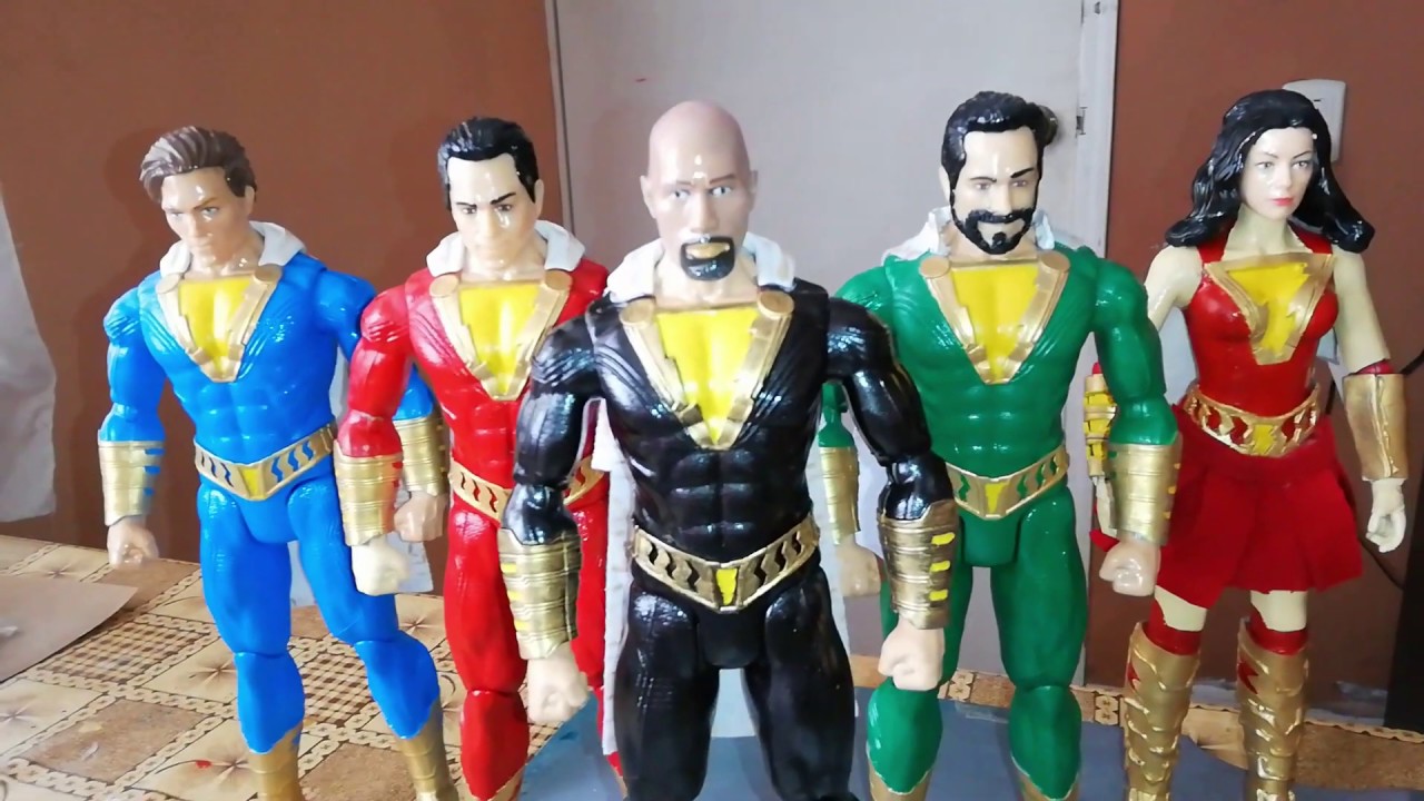 CUSTOM/SHAZAM-BLACK ADAM/TRUE MOVES/FAMILIA SHAZAM