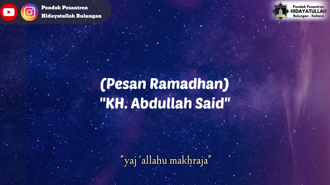 Pesan Ramadhan 