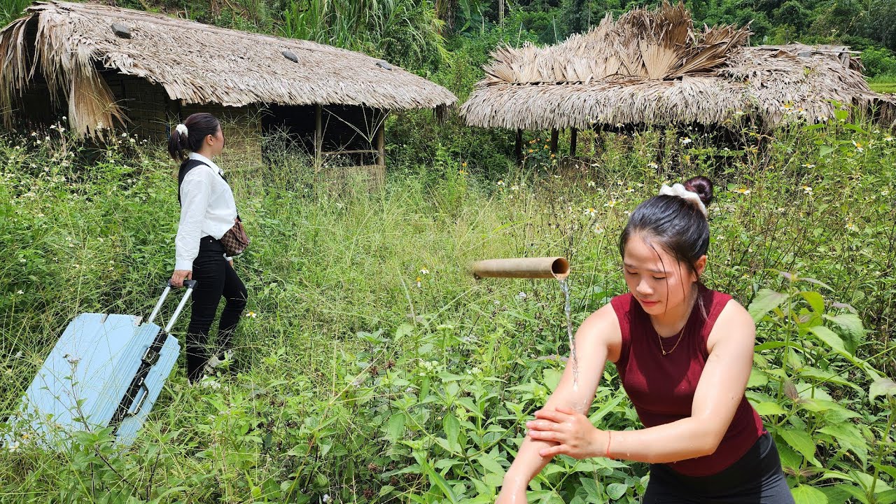 90 days girl returns home to renovate old dilapidated house after 9 years of studying abroad