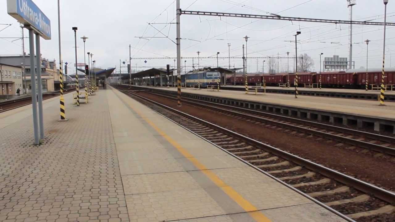 Odjezd rychl&iacute;ku do Brna ze stanice Ostrava svinov