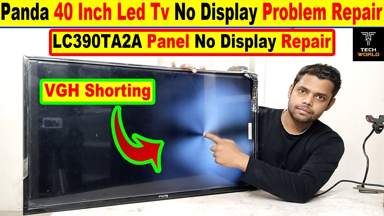 lc390ta2a panel repair no display | panda 385r panel no display | panda 385i no display vgh problem