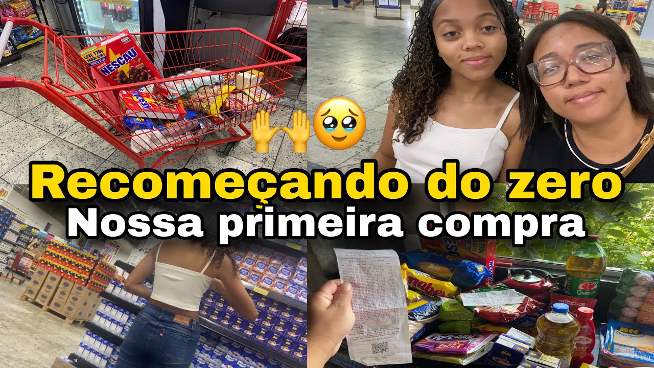 RECOMEÇANDO DO ZERO: Nossa Primeira Compra Depois da Separação