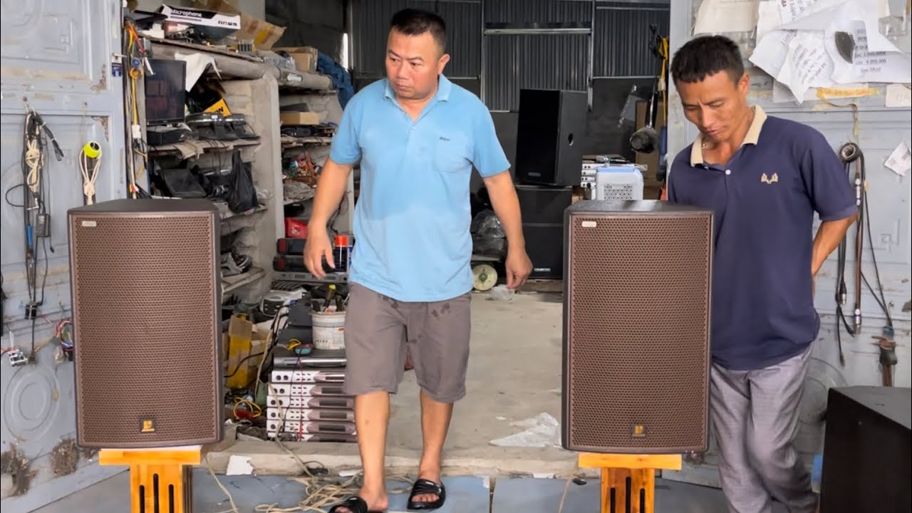 Nghe thử 1 lần, Khách không rời nỗi cặp loa LDH - TR12, Driver RCF Made in: ITALY này luôn!...
