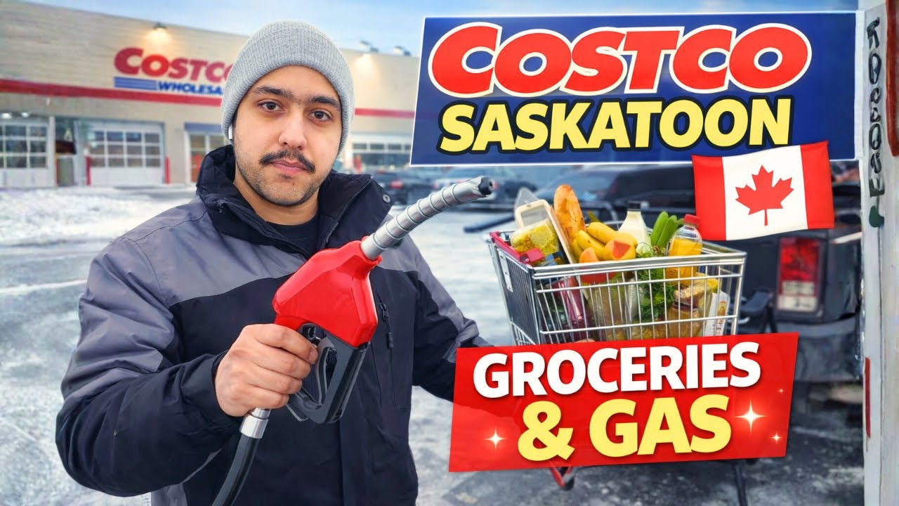 Costco in Saskatoon 🇨🇦 | Groceries, Fuel & Real Canadian Life