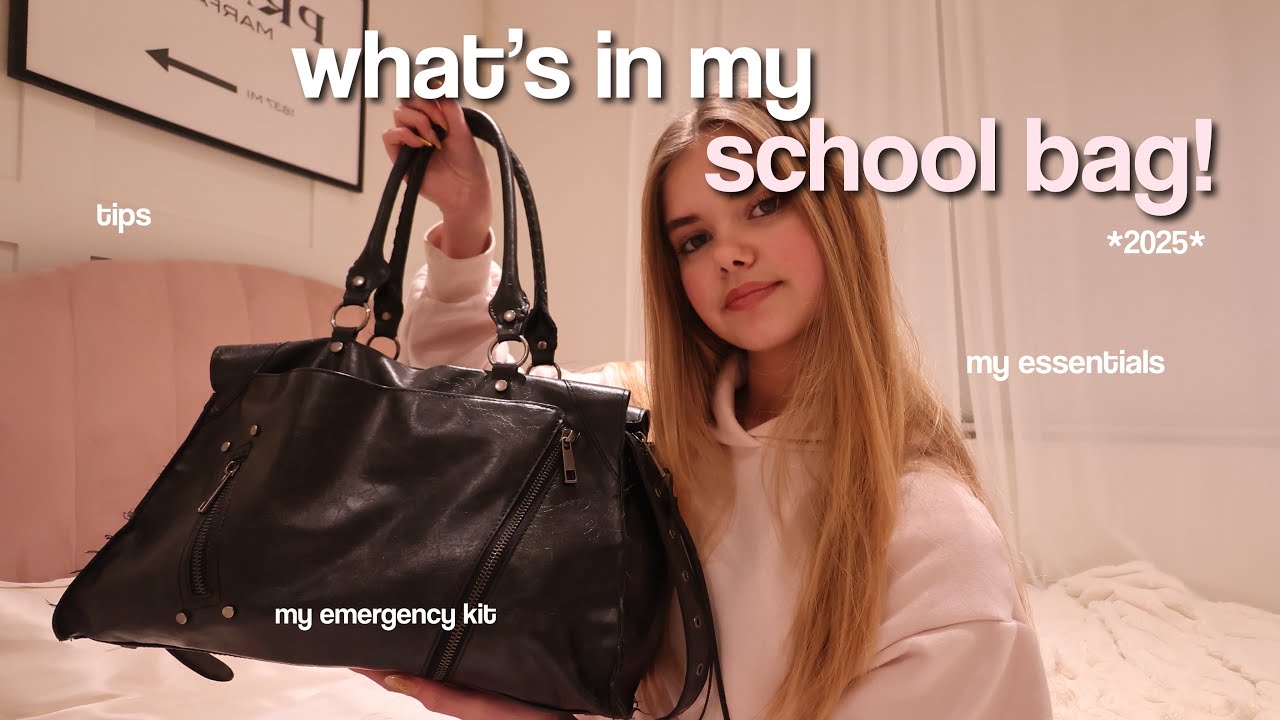 ЧТО В МОЕЙ ШКОЛЬНОЙ СУМКЕ 2025? *Вещи первой необходимости, набор для оказания первой помощи, сов...