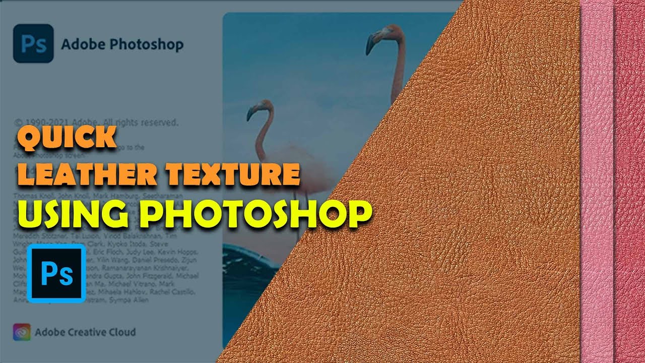 HOW TO CREATE LEATHER IN PHOTOSHOP
