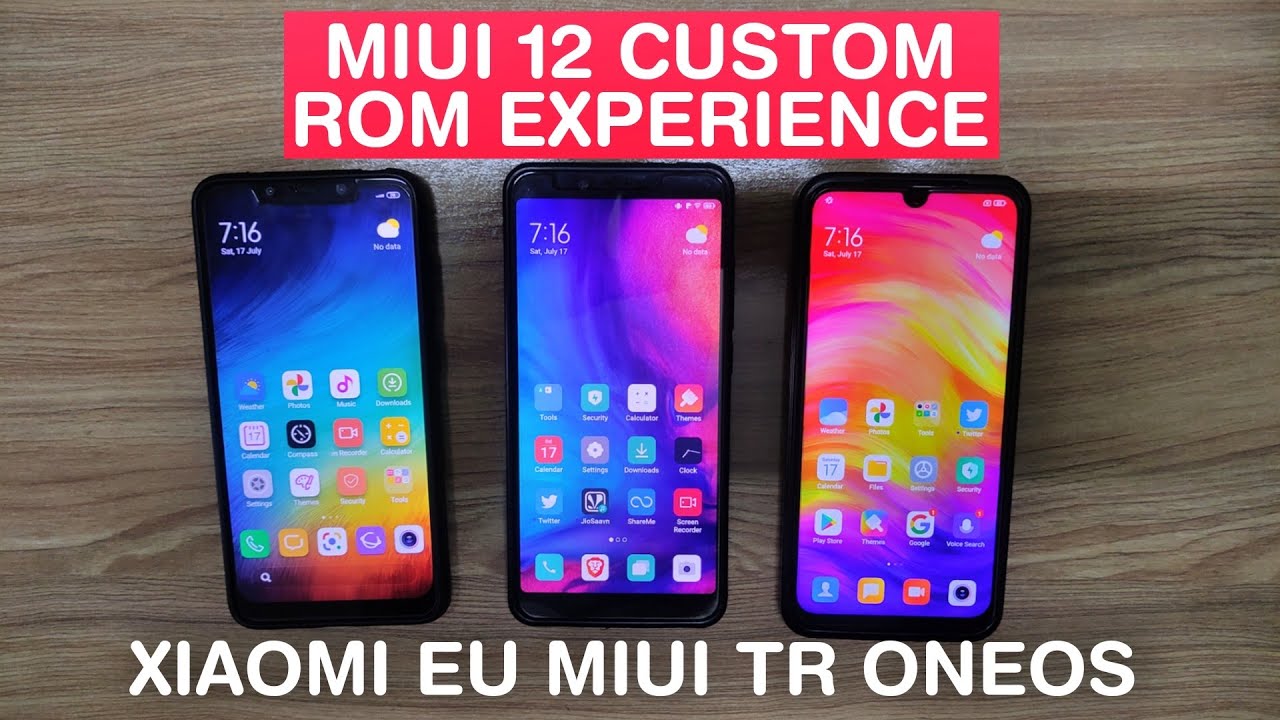 ⚡MIUI 12 Custom Rom Experience ft. Xiaomi EU, MIUI TR, MIUI 12.6 OneOS | MIUI 12 without LAG!!