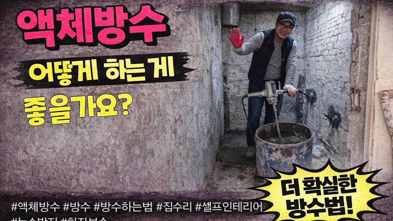 방수의기본 액체방수하는 방법
