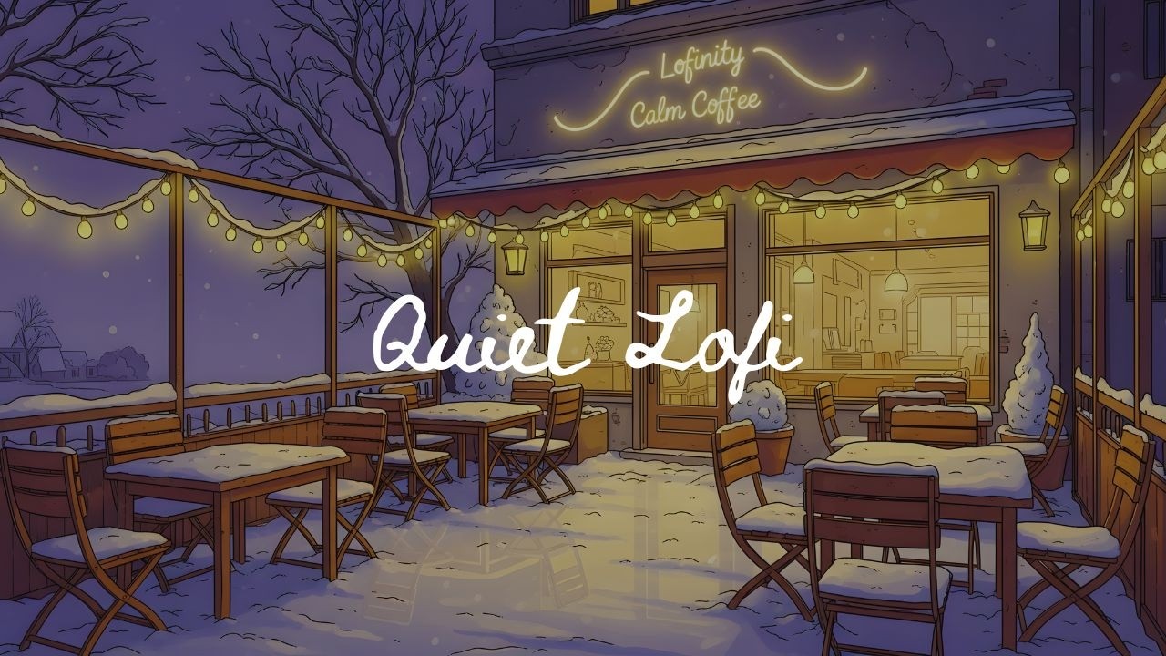 Winter Coffee Shop Lofi Vibes ☕ Music for Study, Work, Focus & Sleep