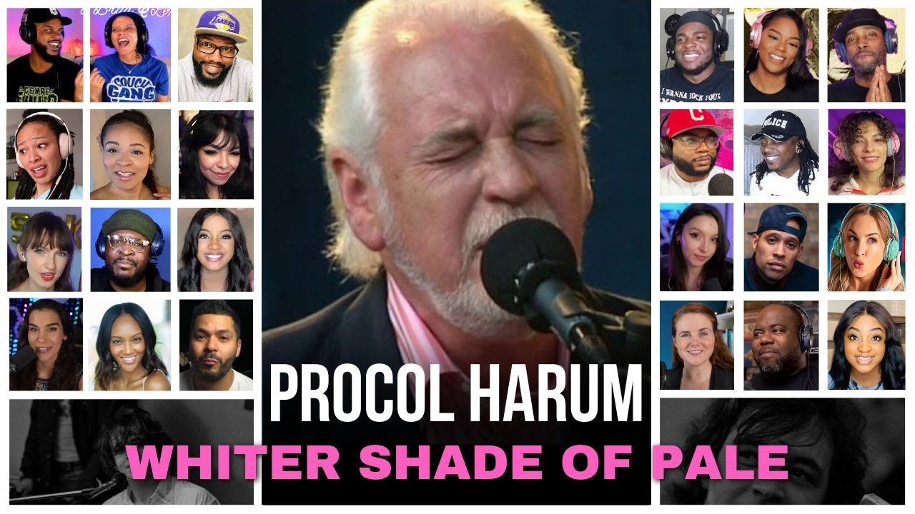 Procol Harum - Whiter Shade Of Pale - REACTION COMPLILATION