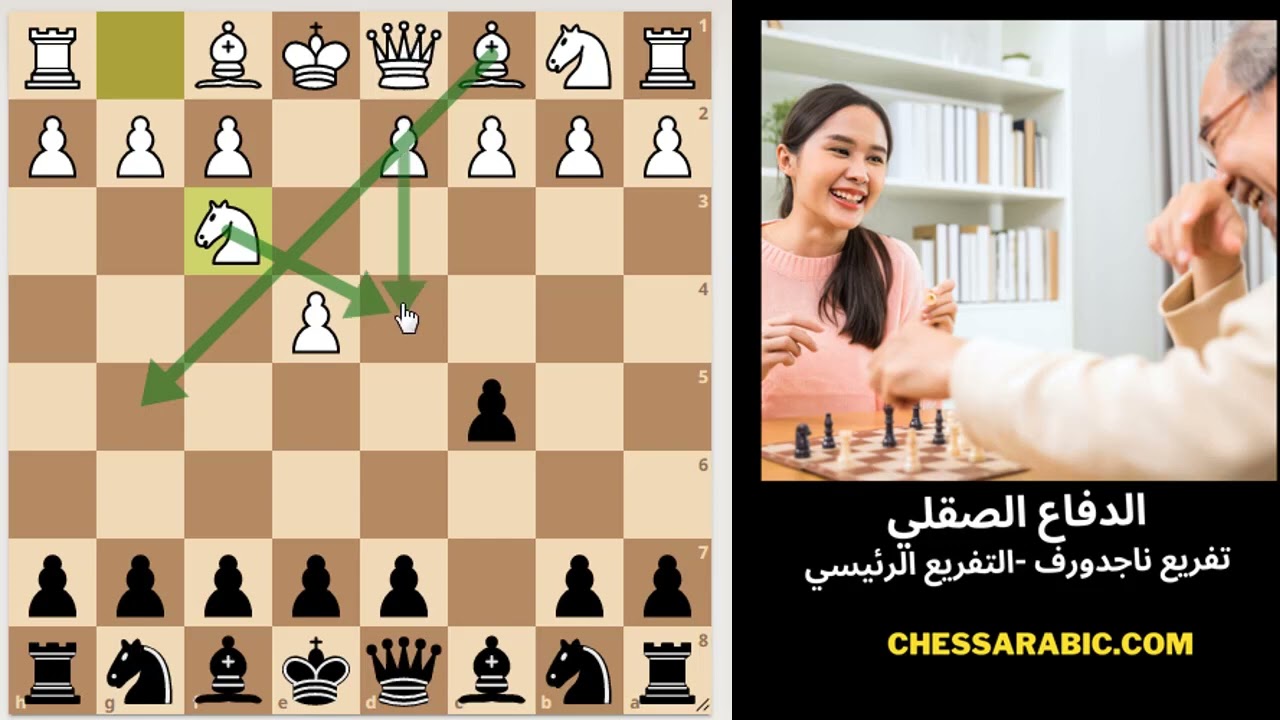 الدفاع الصقلي- تفريع ناجدورف- التفريع الرئيسي الجزء الاول
