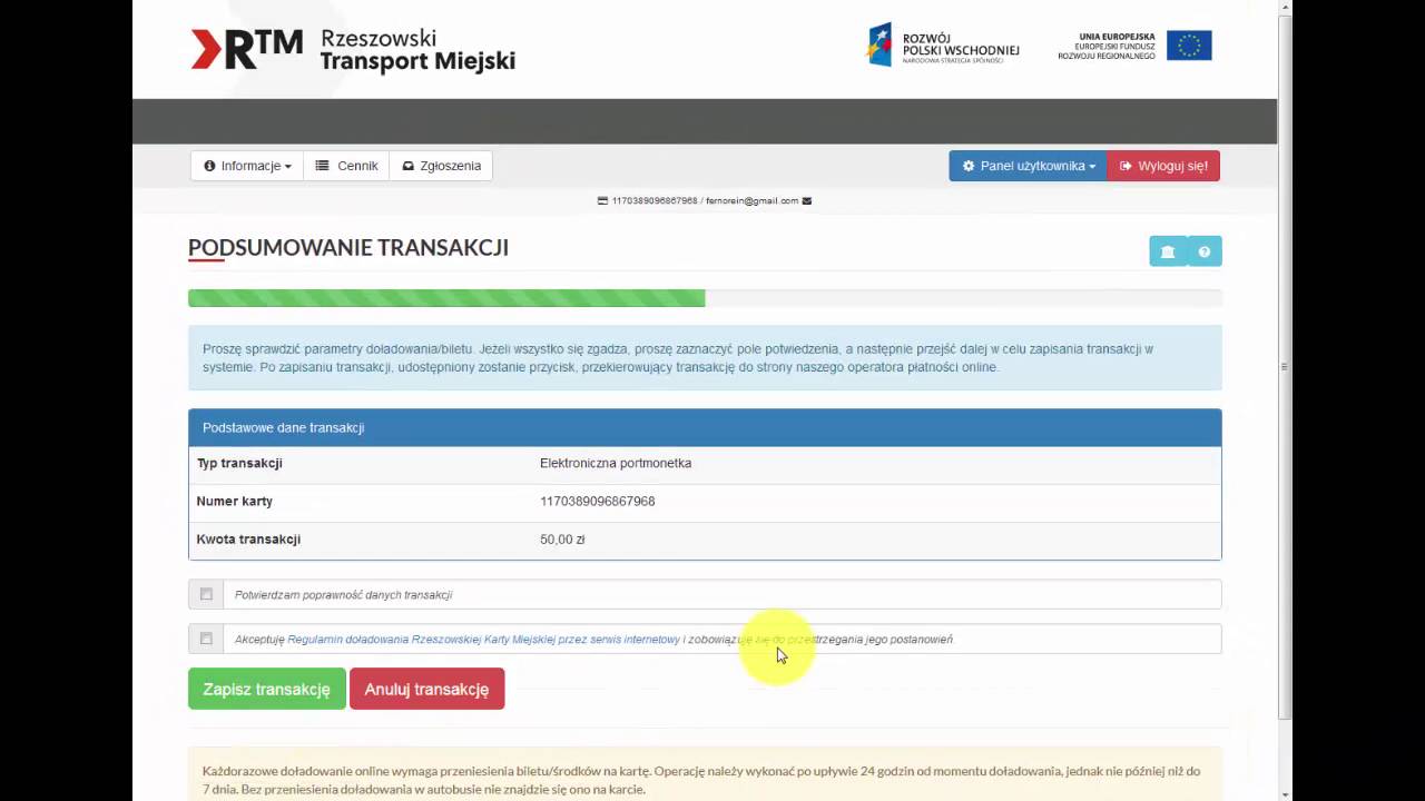 Jak doładować elektroniczną portmonetkę