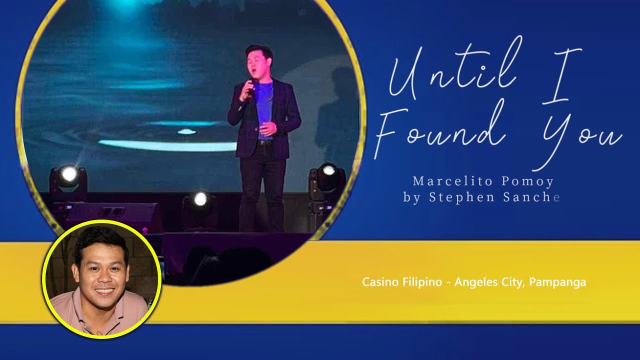 Marcelito Pomoy sings Until I Found You by Stephen Sanchez