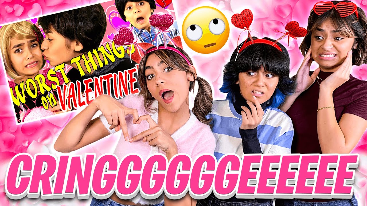 Reacting to Worst Things Valentines Day | GEM Sisters