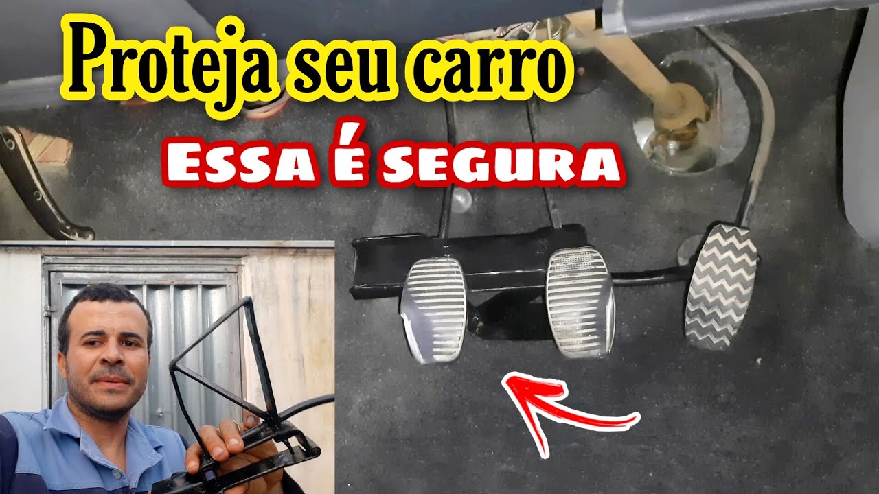 TRAVA DE SEGURANÇA ANTI-FURTO PARA CARROS COM ESSA NÃO LEVA Lock anti theft for car