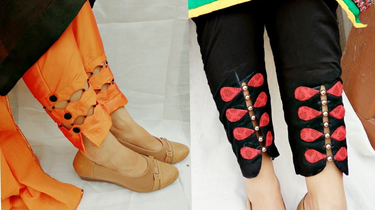 Two beautiful and trending plazzo pant's bottom designs