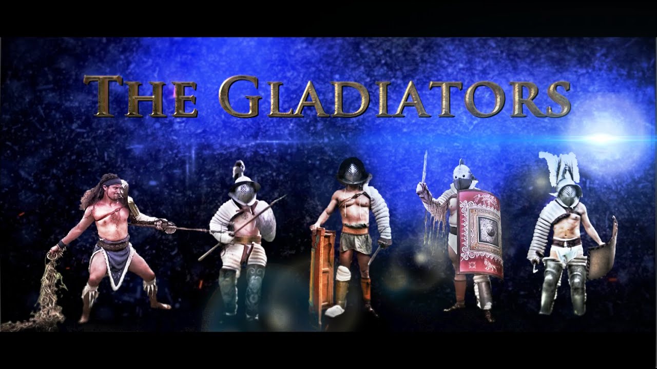 THE GLADIATORS - 4 Live Ancient Roman Gladiator Combats (Murmillo, Thraex, Secutor, Retiario...)