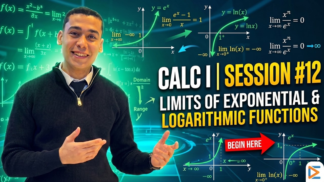 Calc 1 - Session #12 | Limits of exponential and logarithmic