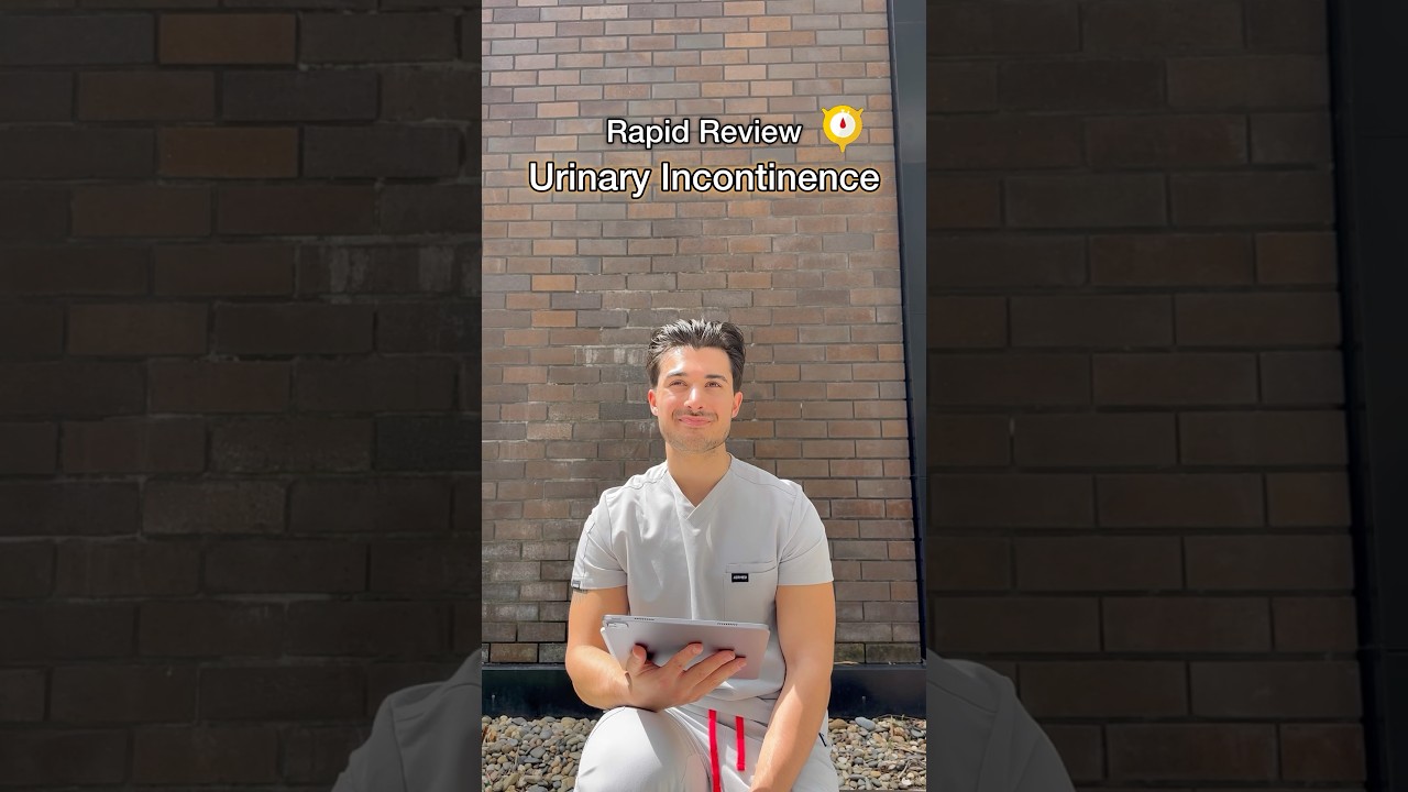Rapid Review: Urinary Incontinence from my OBGYN Guide📘#medstudent #medschool #usmle #obgyn #step1