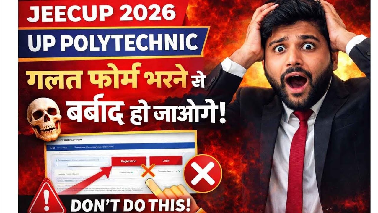 ✅ “UP Polytechnic JEECUP 2026 | Ye 1 Galti Ki To Form Reject ❌”