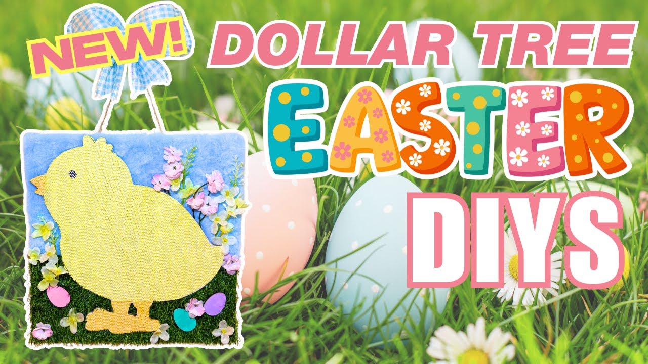 🐰 Bunnies & Blossoms! 8 Easter Dollar Tree DIYS: Cute Spring Crafts 2025