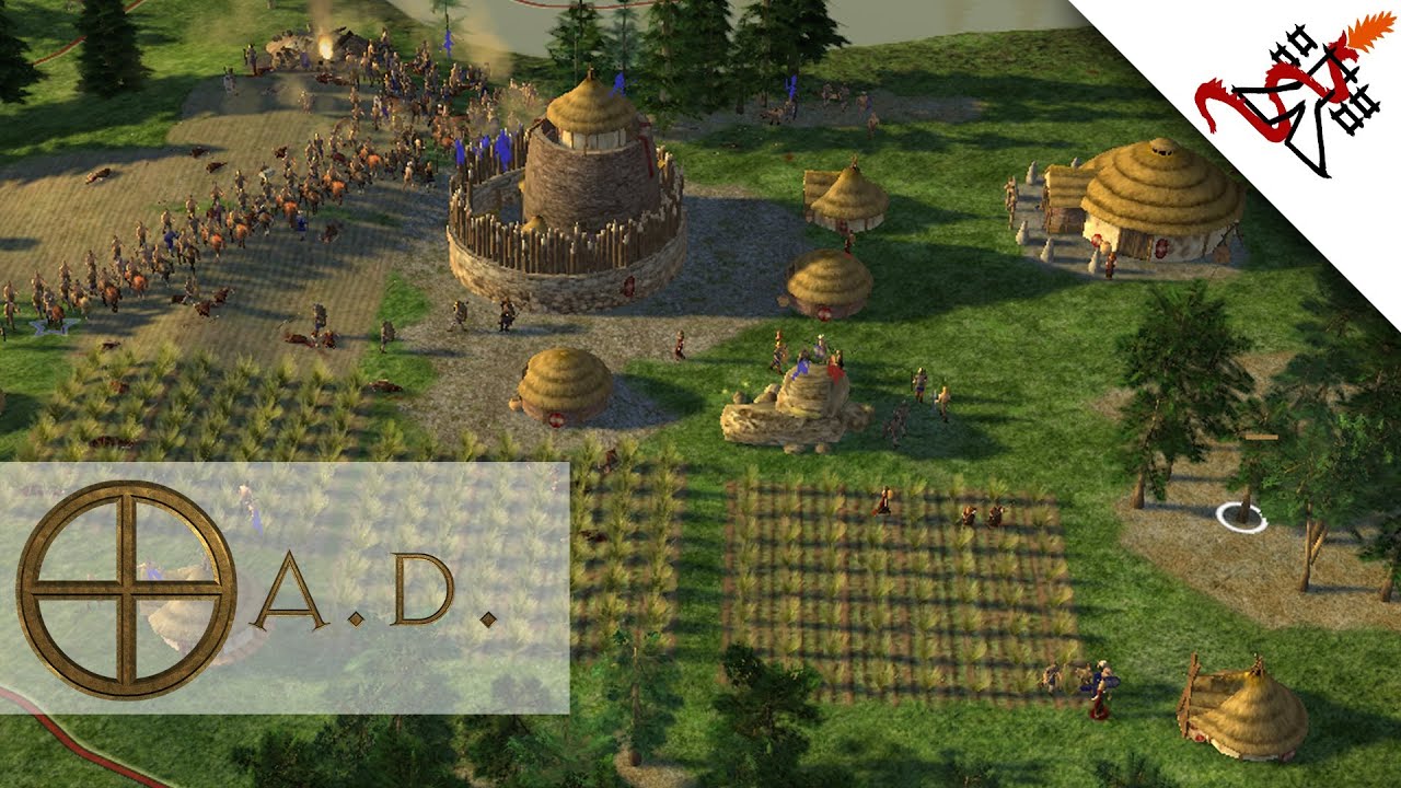 0 A.D. - Gauls Civilisation Gameplay | Alpha 15 Osiris | Skirmish [1080p/HD]