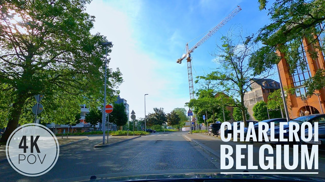 Belgium 4K - Leaving Charleroi