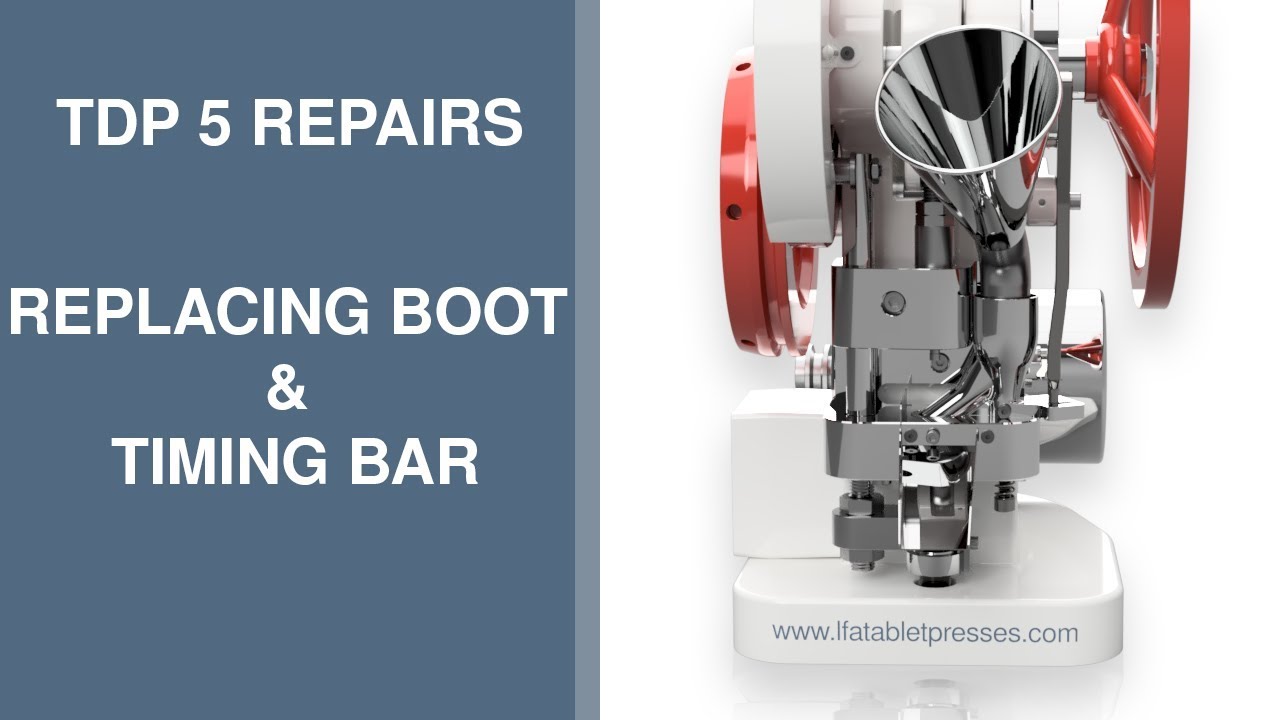 TDP 5 Tablet Press Repairs - Boot & Timing Bar