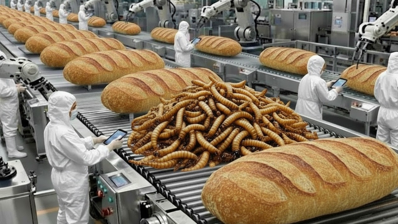 Inside the Mega Mealworm Factory From Millions of Worms to Protein Loaf Industrial Process Revealed