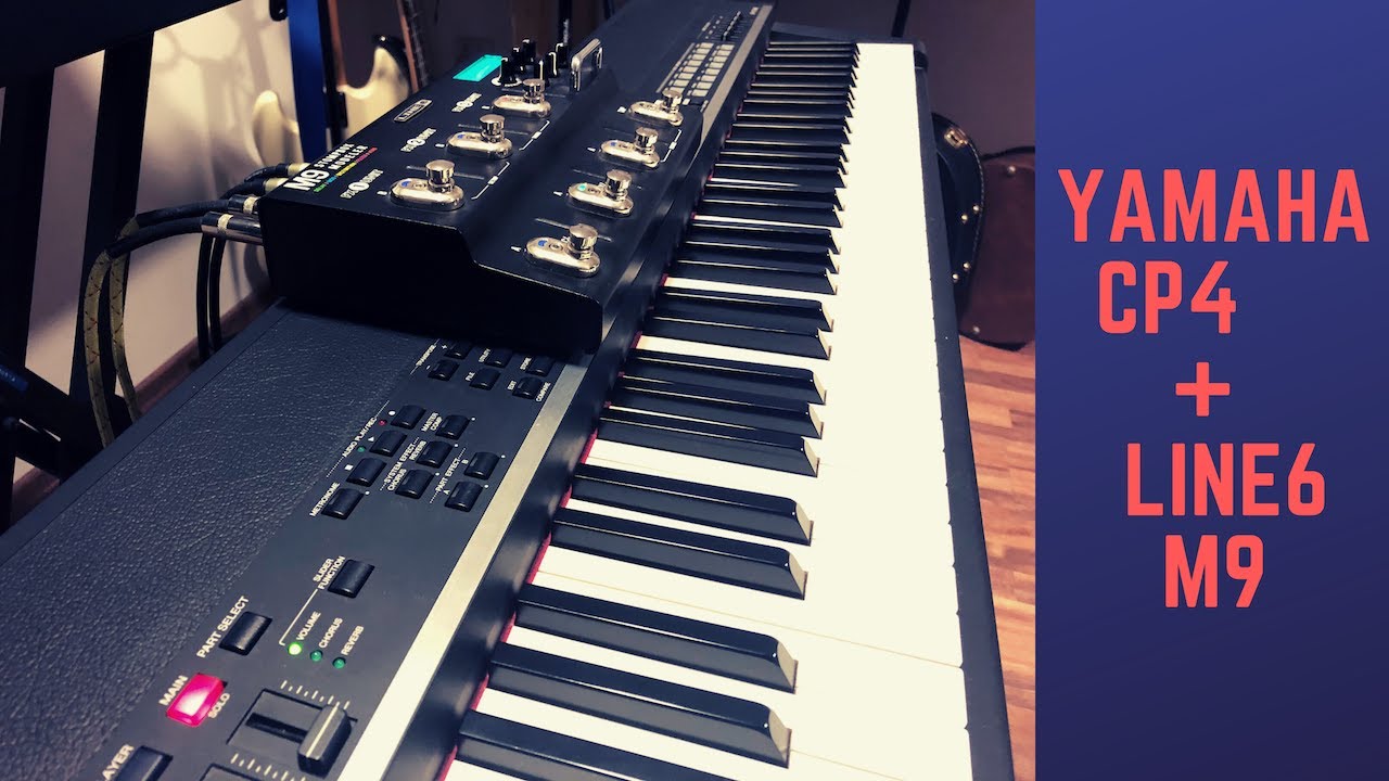 Yamaha CP4 + Line6 M9...favourite effects for my Rhodes patch ;-)
