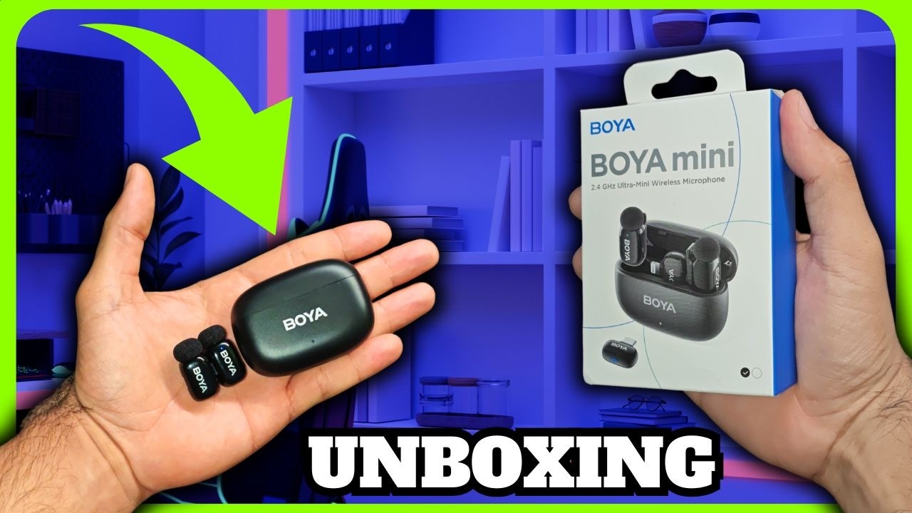 Boya Mini o microfone de lapela sem fio SUPERPODEROSO | Review Completa e Unboxing