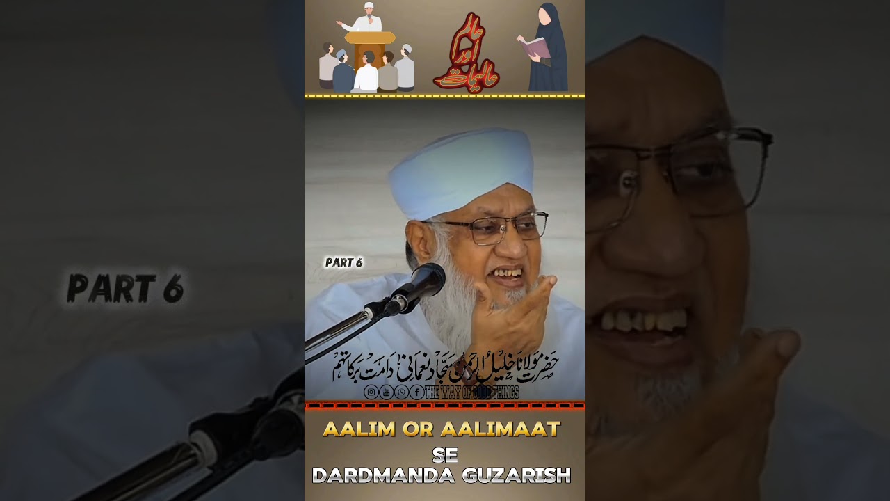 Advise for Aalim & Aalimaat#sajjadnomani #youtubeshorts #trendingshorts #shorts #islamicshorts #news