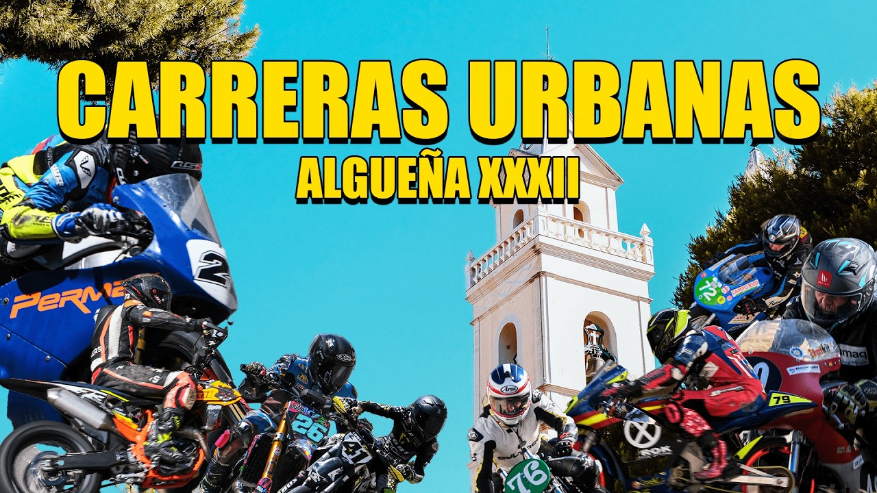 As&iacute; es una CARRERA URBANA de motos  | Algue&ntilde;a XXXII