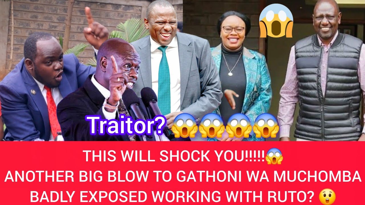 GICANJAMA😱GATHONI WA MUCHOMBA NA RUTO KWANIKWO RINGI NI KIJANA MSAFI😲